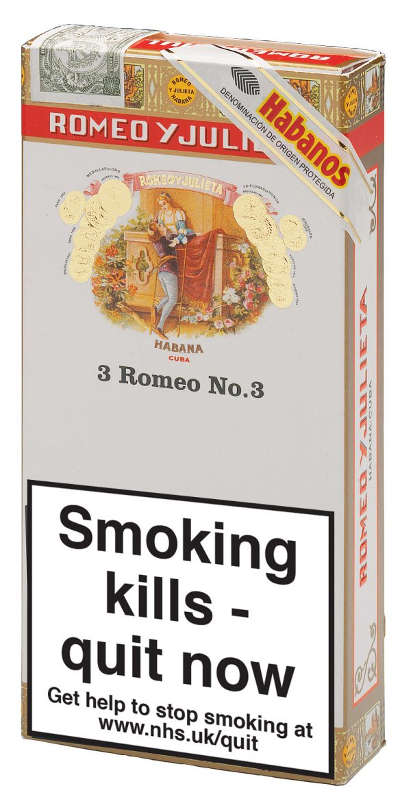 Romeo y Julieta No.3 - Tubed Pack of 3